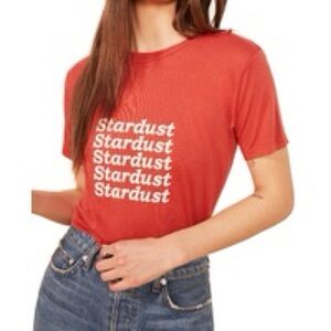 Reformation Red Stardust Tee
